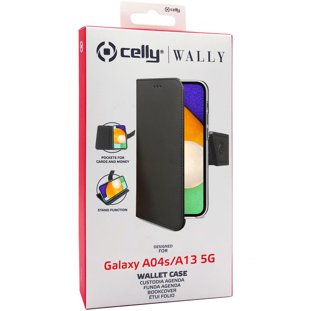Wallet Case Galaxy A04s / A13 5G Svart