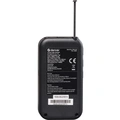 Radio FM DAB+ Fick-format Laddbart batteri DAH-126 Svart