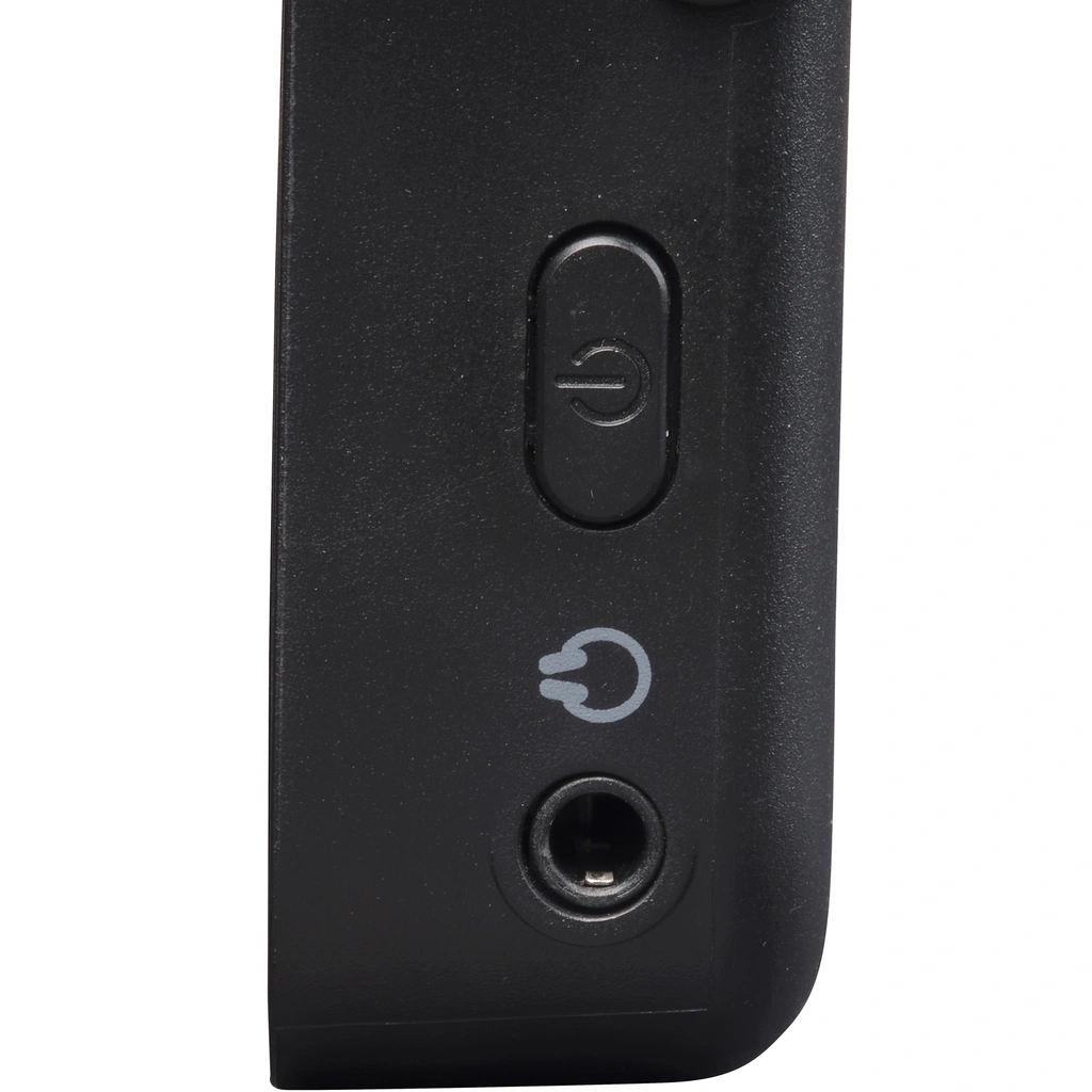 Radio FM DAB+ Fick-format Laddbart batteri DAH-126 Svart