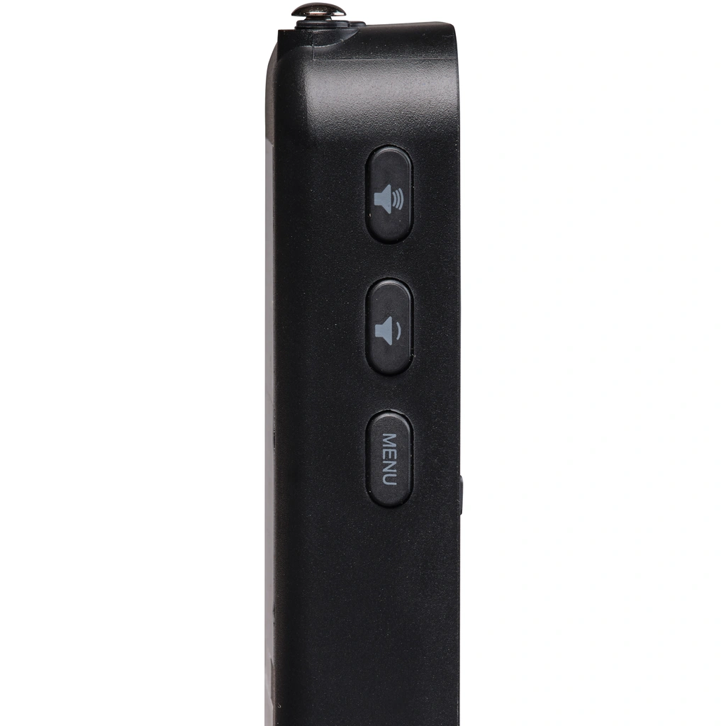 Radio FM DAB+ Fick-format Laddbart batteri DAH-126 Svart