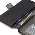 Leather Phone Wallet iPhone 14 Plus Svart