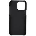 Leather CardCover iPhone 14 Pro Max Svart