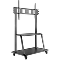 Floor stand with wheels TV 60-105" max 150kg Black