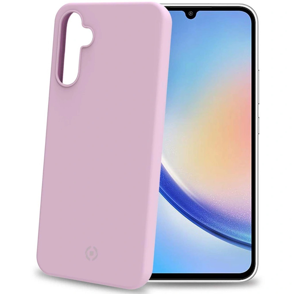 Cromo Soft rubber case Galaxy A34 5G Rosa