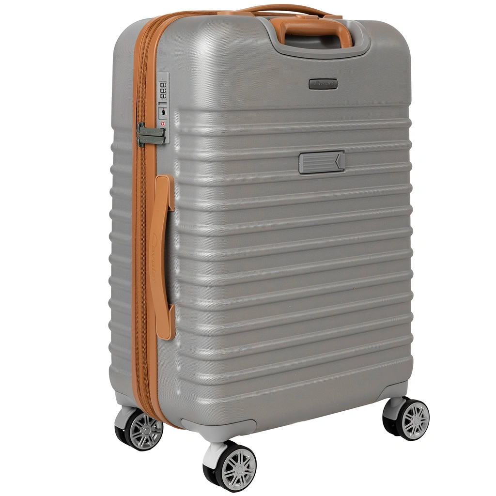 Resväska Pasadena Medium Silver/Tan