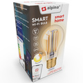 WiFi Smart E27 LED Filament Varmvit 5,5W 470 lm