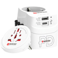 Världsreseadapter PRO Light USB AC30PD World PD 30W Jordad