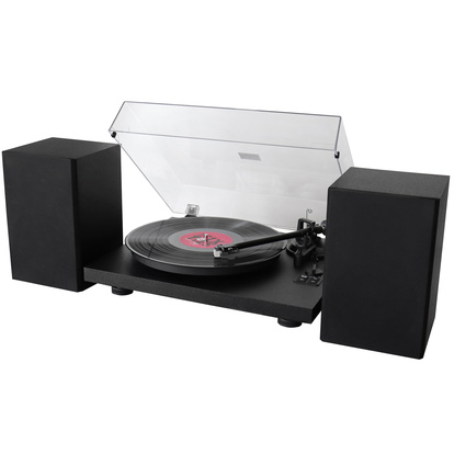 Turntable Speaker Bluetooth Black