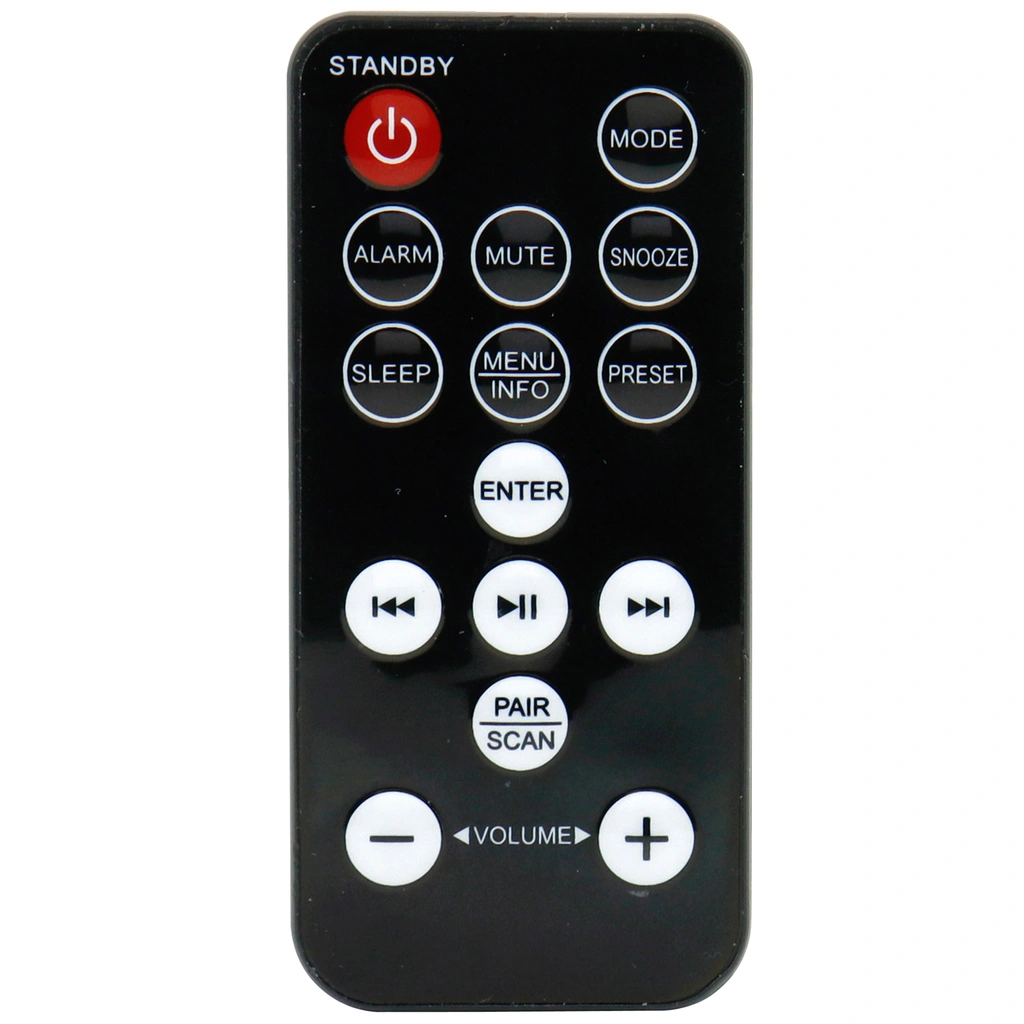 Musik-anläggning CD Radio Bluetooth Retro-design NR961 Trä