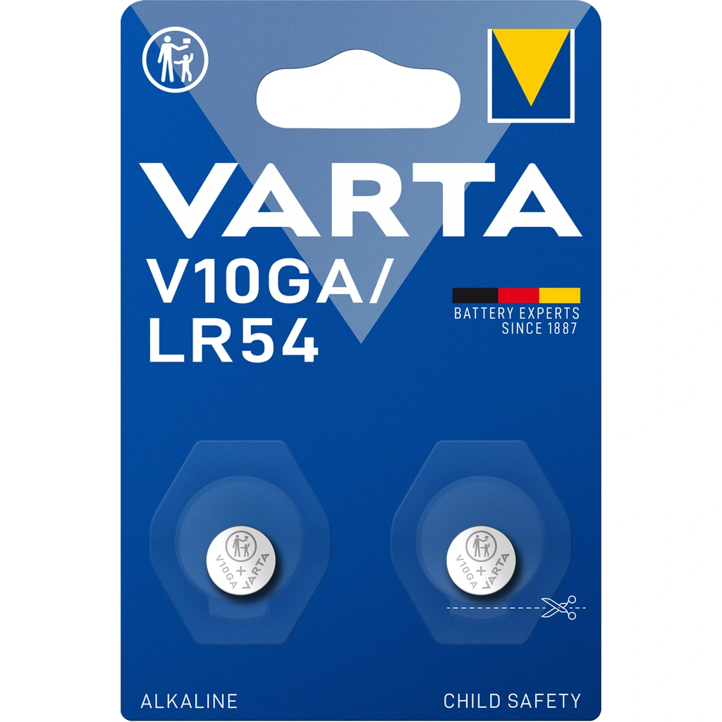 V10GA / LR54 1.5V Alkaline Battery 2-pack