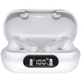 Hörlurar In-Ear TWS LED 6h TWE-40 Vita
