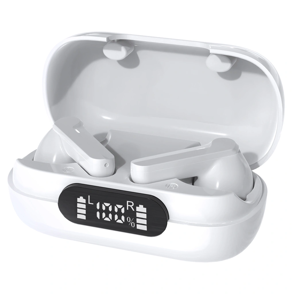 Hörlurar In-Ear TWS LED 6h TWE-40 Vita