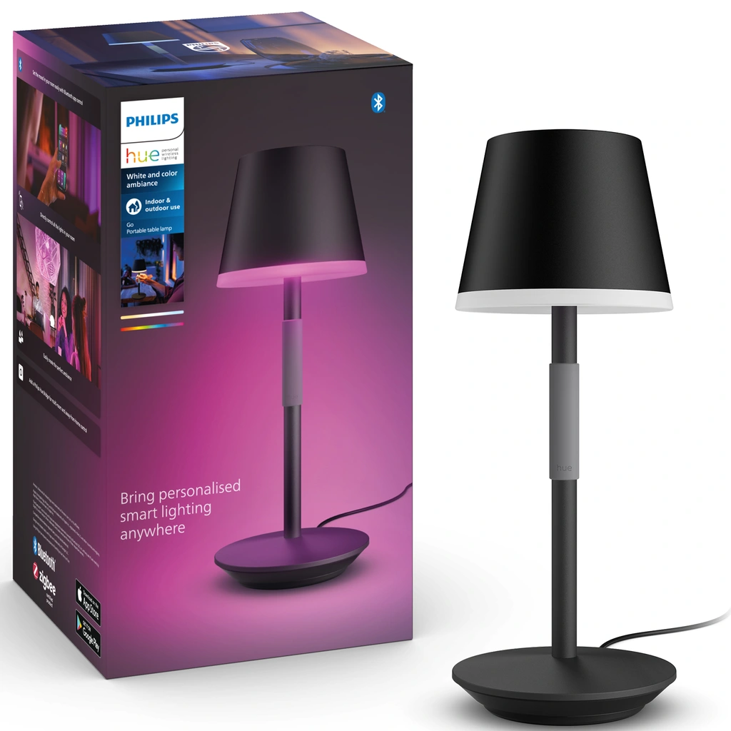 Go Portabel bordslampa Svart/Mörkgrå