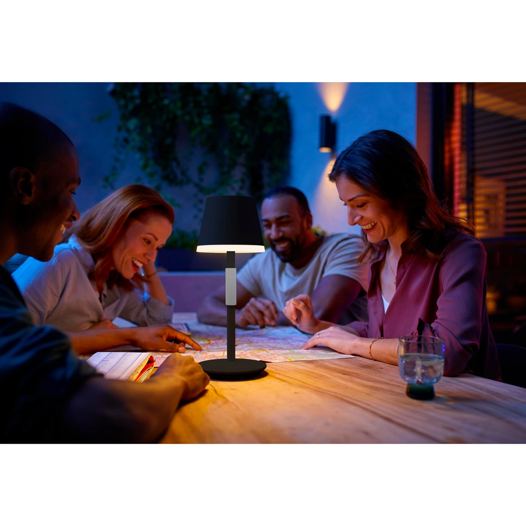 Go Portabel bordslampa Svart/Mörkgrå