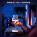 Go Portabel bordslampa Vit/Salviagrön