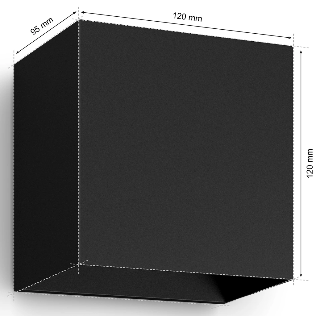 Resonate Vägglampa Nedåtriktad White and Color Ambiance Svart