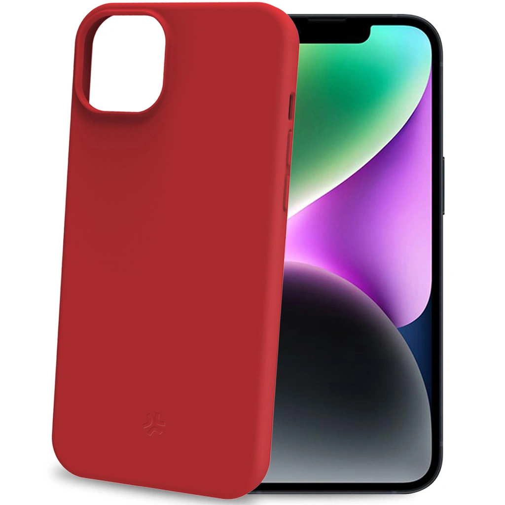 Cromo Soft rubber case iPhone 15 Röd