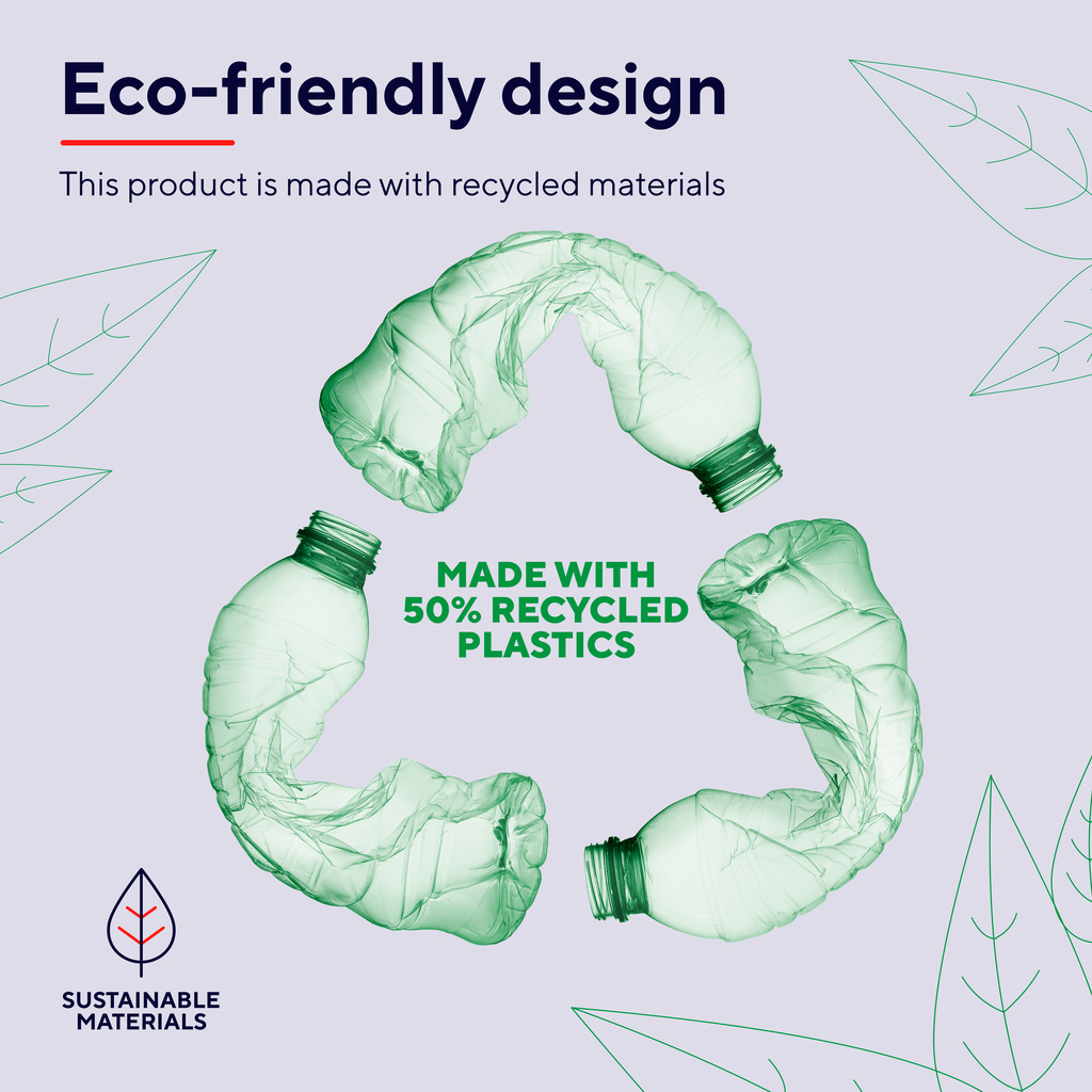 Fyda Trådlös mus RF 2,4 GHz Eco Svart