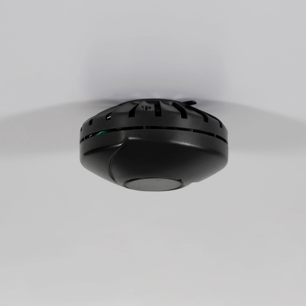 DLSA-866/LL Optisk brandvarnare med inbyggt batteri 10år Svart