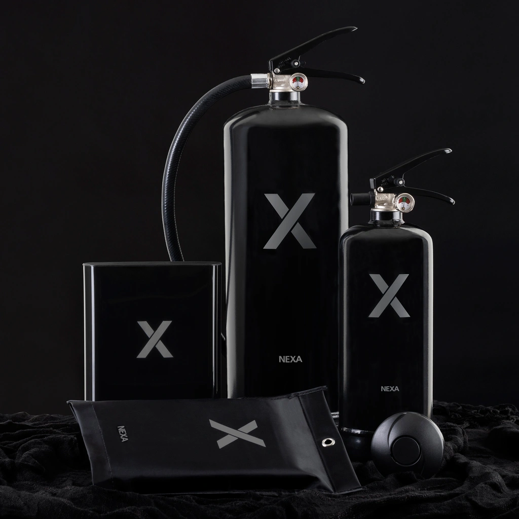 DLSA-866/LL Optisk brandvarnare med inbyggt batteri 10år Svart