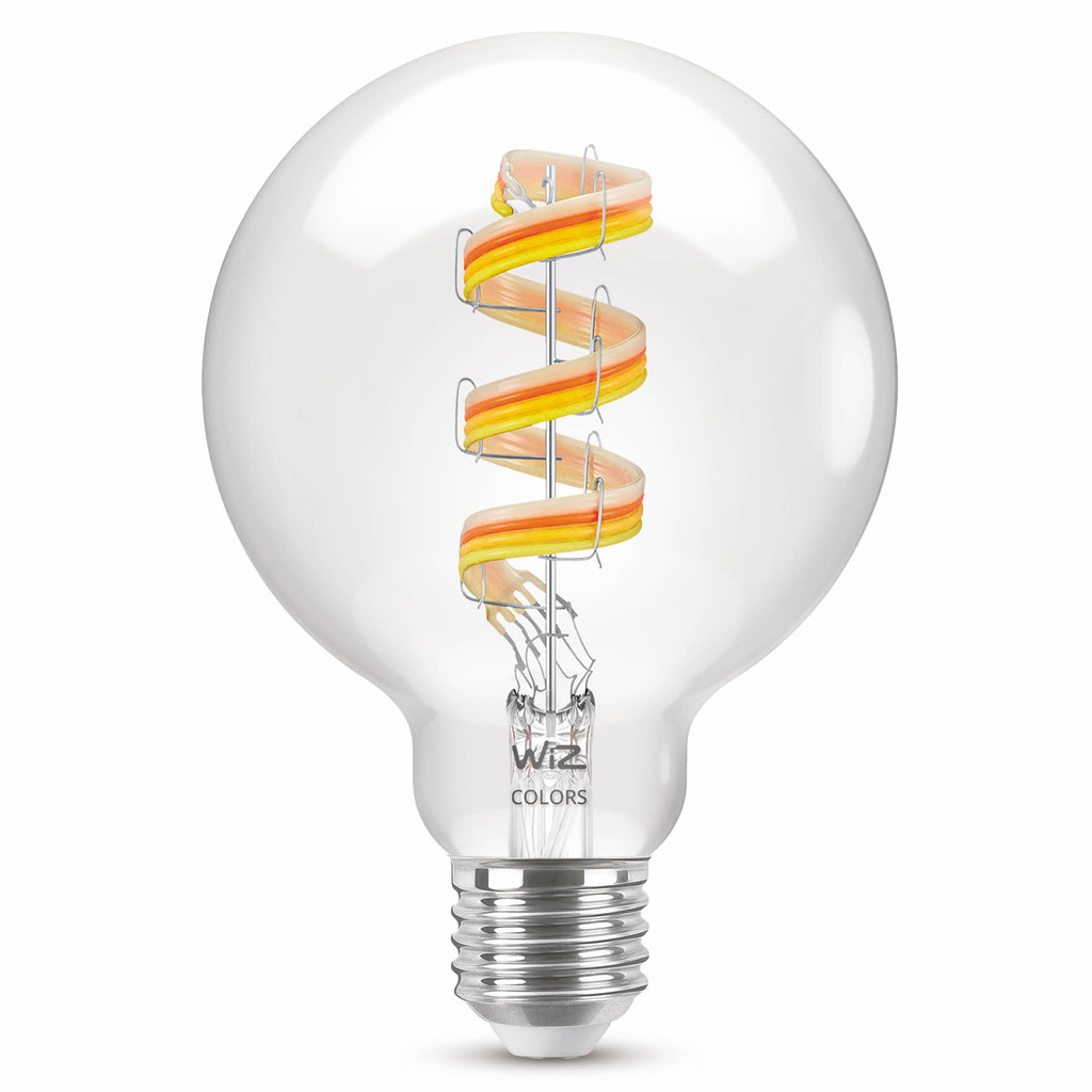 WiFi Smart LED E27 G95 40W Filament Färg + Varm-kallvit 470lm