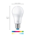 WiFi Smart LED E27 60W Färg + Varm-kallvit 3-pack