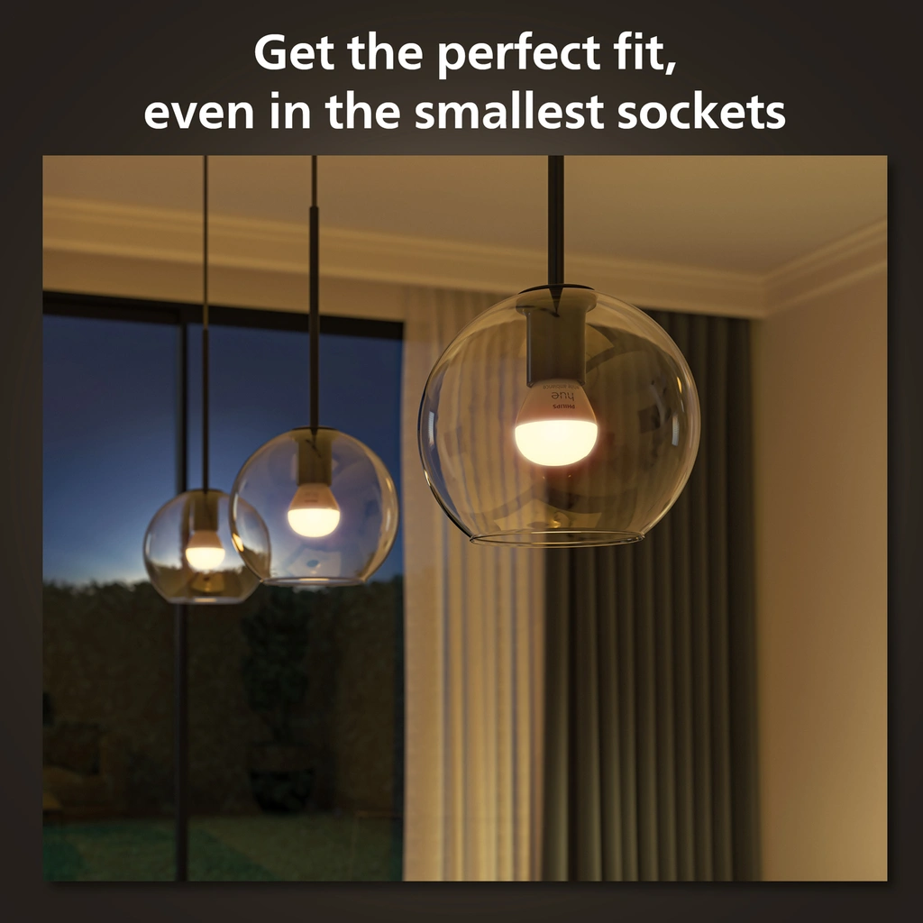 White and Color Ambiance E14 Klot 470 lm 2-pack