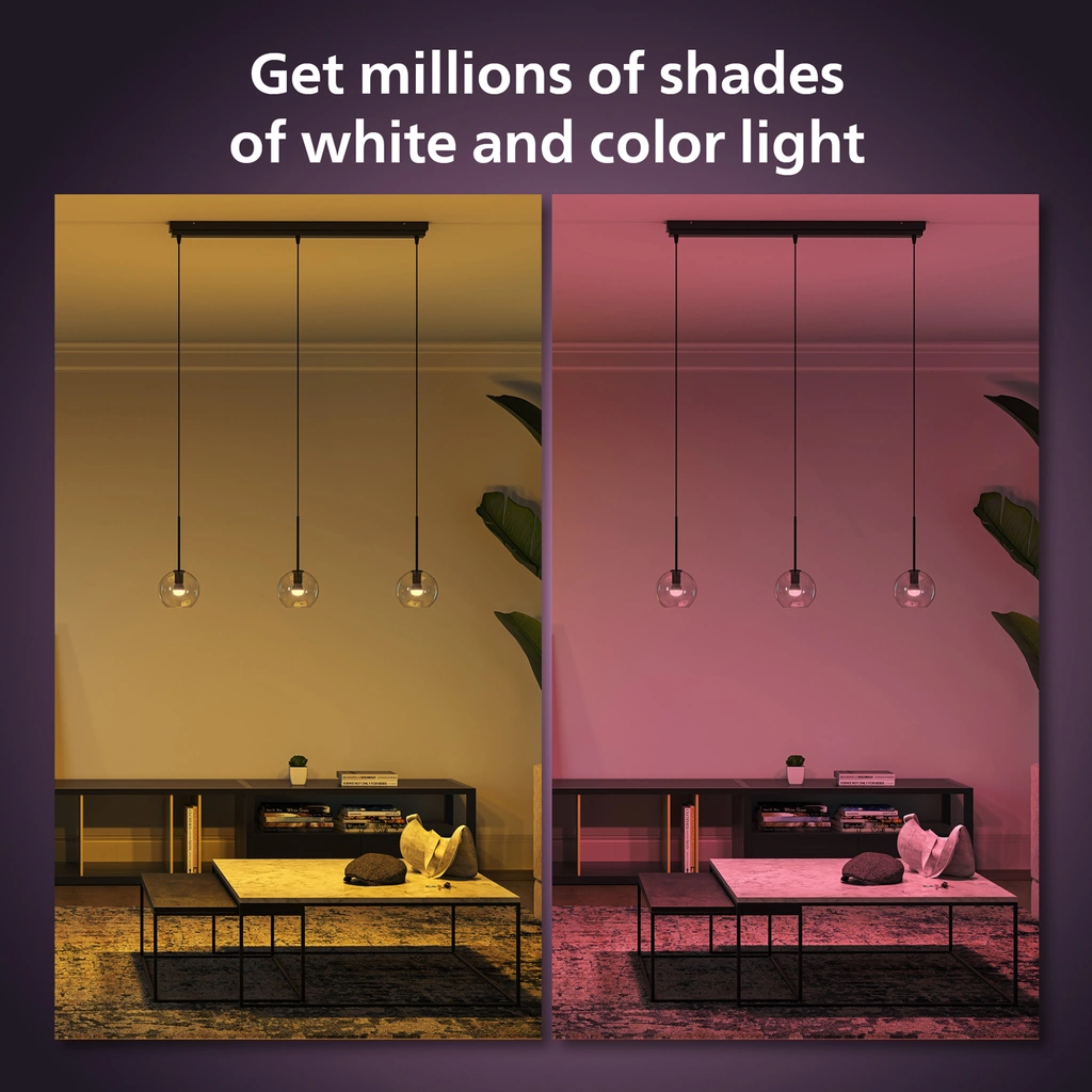 White and Color Ambiance E14 Klot 470 lm 2-pack