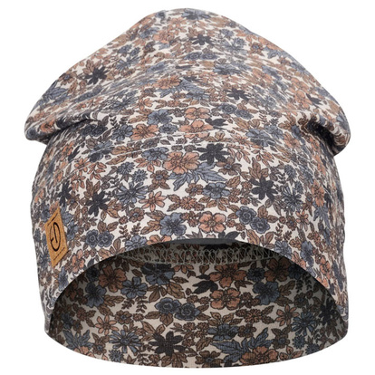 Autumn Beanie - Blue Garden 1-2 år