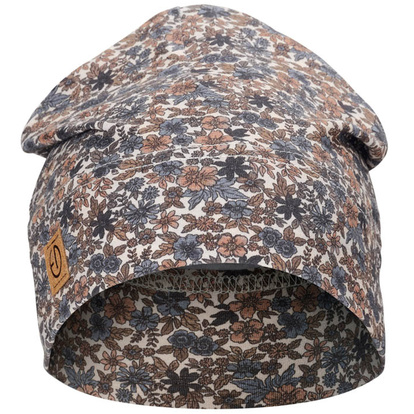 Autumn Beanie - Blue Garden 2-3 år
