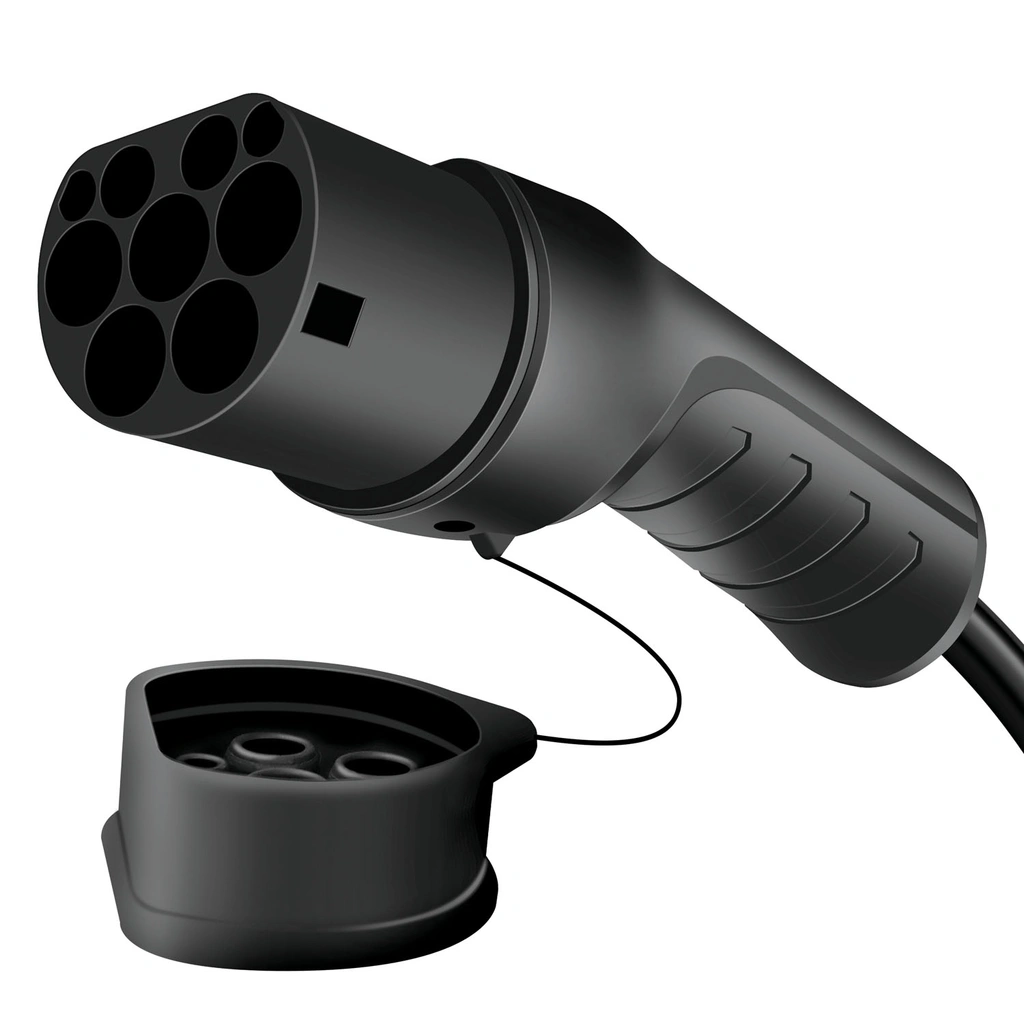 Laddkabel Elbil Typ 2 3-fas 32A 22kW 5m