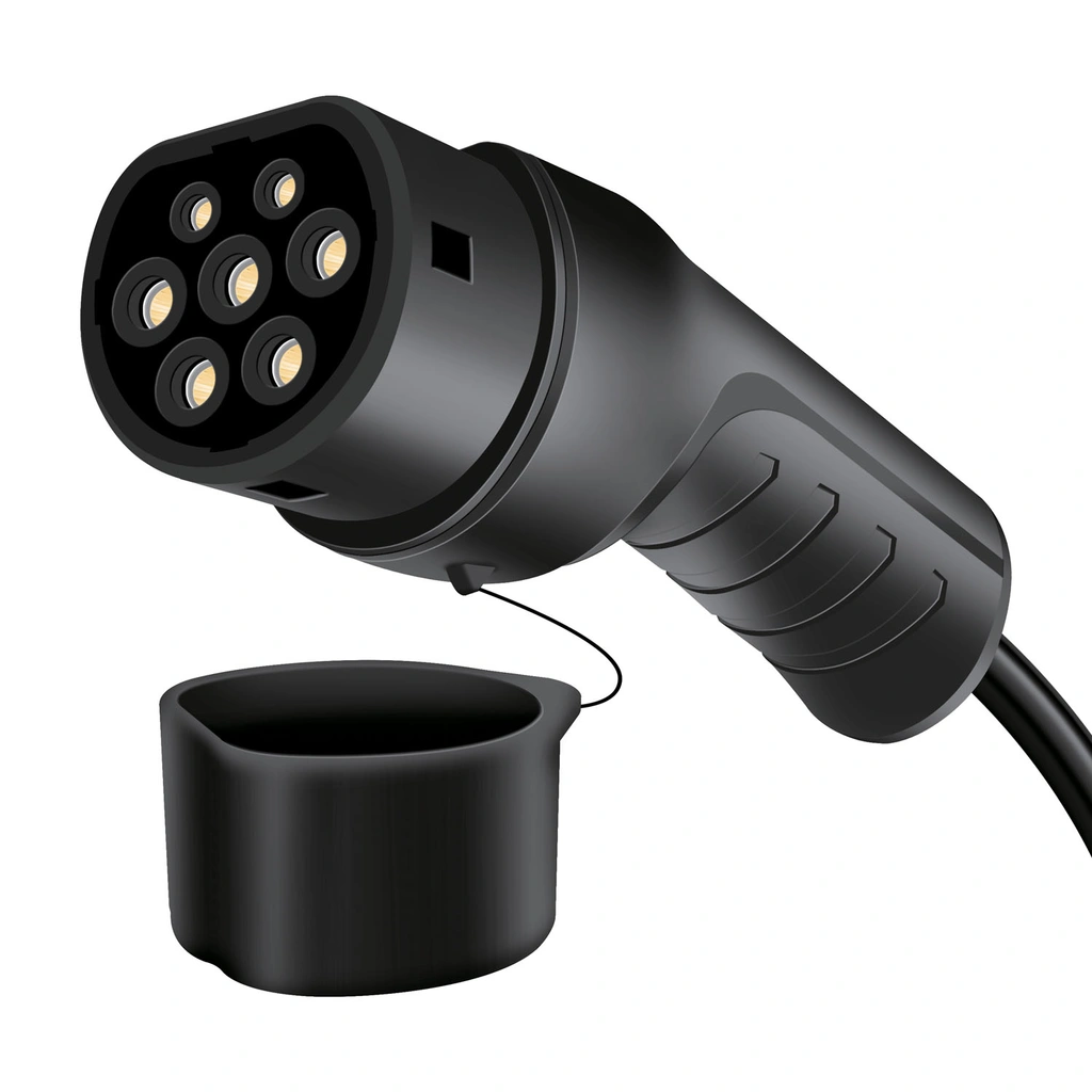 Laddkabel Elbil Typ 2 3-fas 20A 11kW 5m