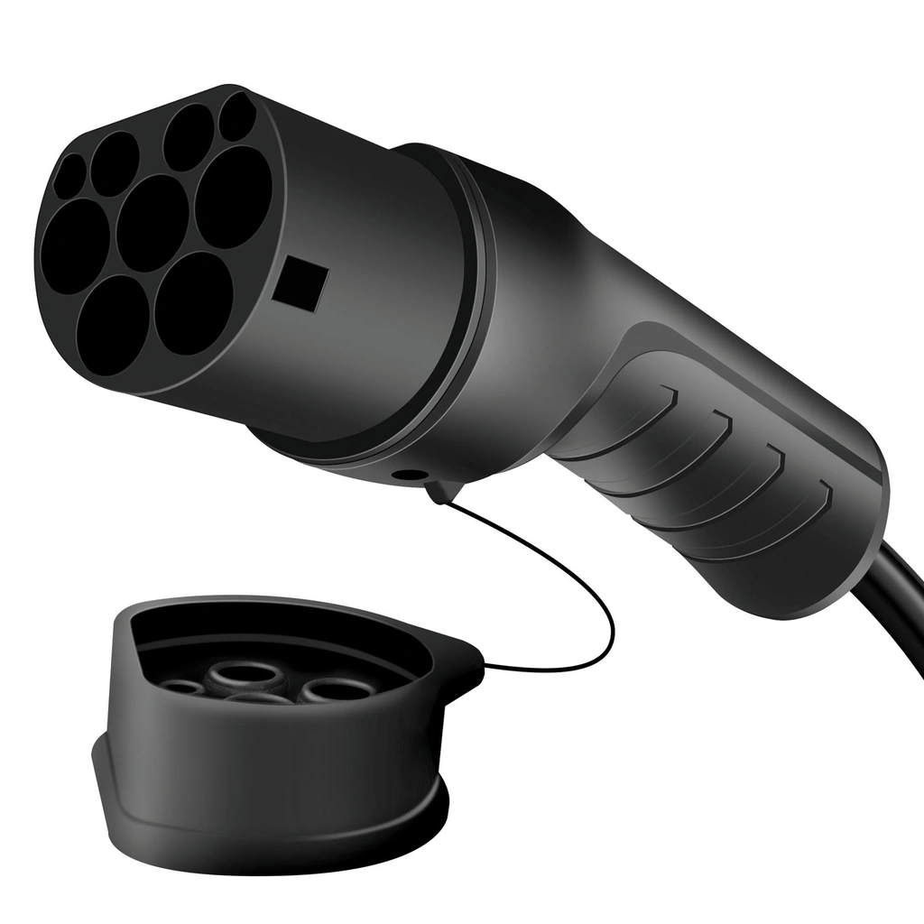 Laddkabel Elbil Typ 2 3-fas 20A 11kW 5m