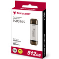 Portabel SSD ESD310C USB-C 512 GB (R1050/W950) Silver