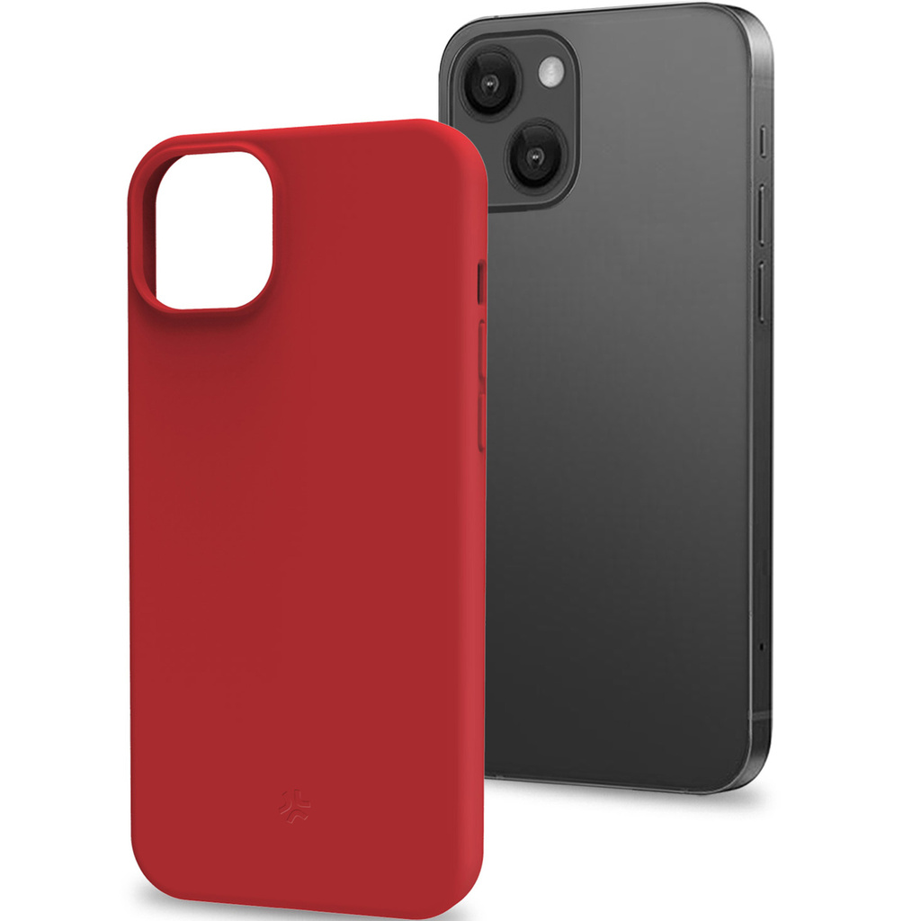 Cromo Soft rubber case iPhone 15 Röd