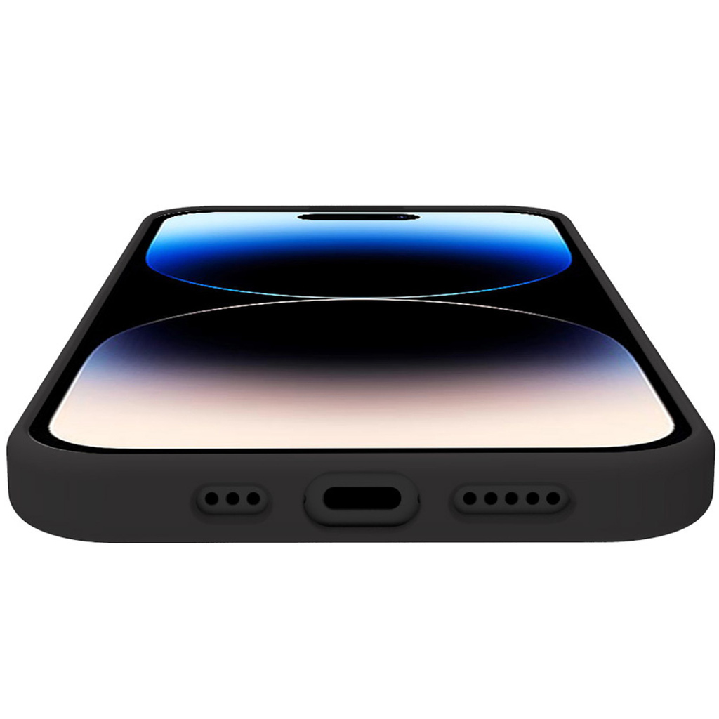 Cromo Soft rubber case iPhone 15 Pro Svart