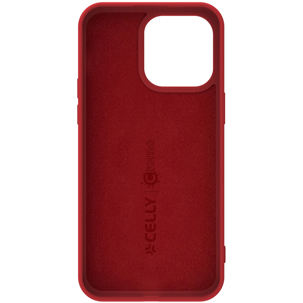 Cromo Soft rubber case iPhone 15 Pro Röd