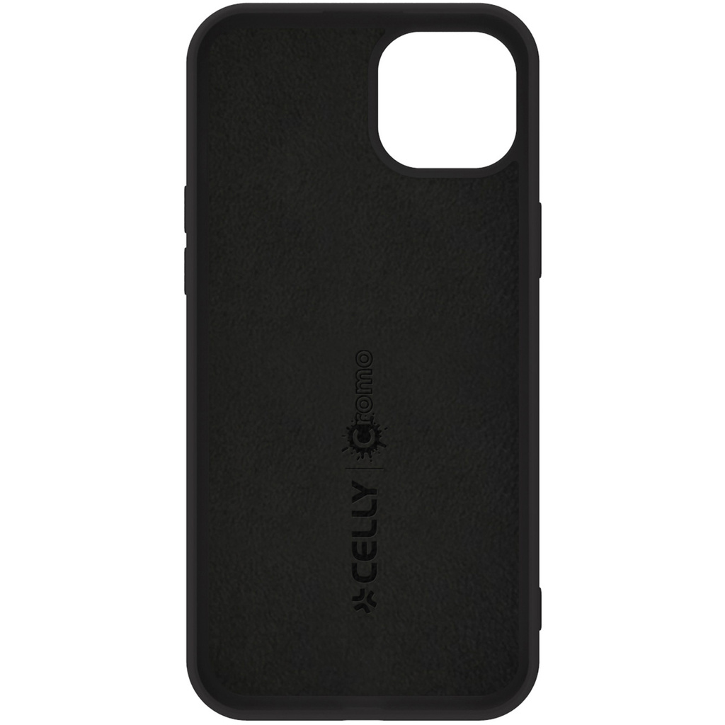 Cromo Soft rubber case iPhone 15 Plus Svart