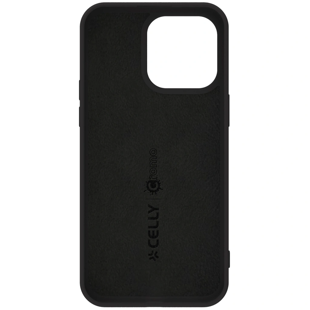 Cromo Soft rubber case iPhone 15 Pro Max Svart