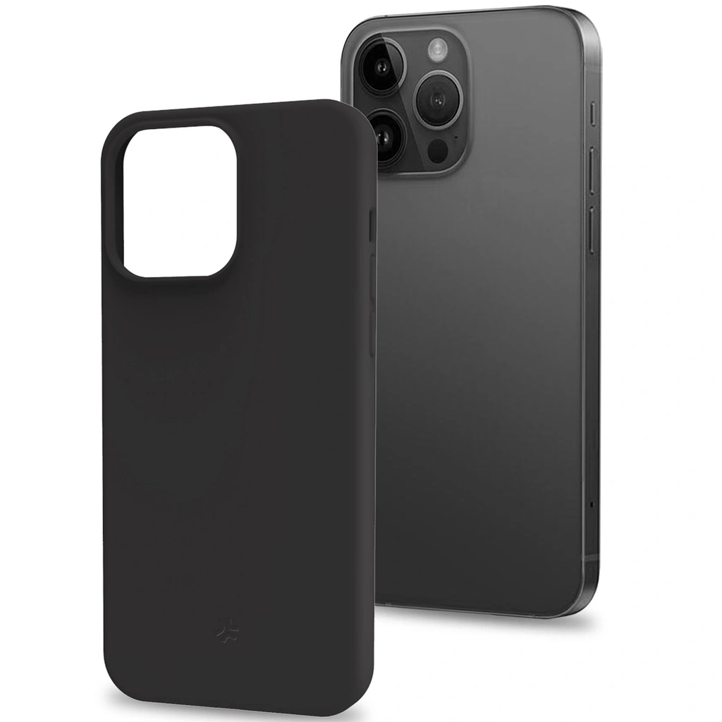 Cromo Soft rubber case iPhone 15 Pro Max Svart