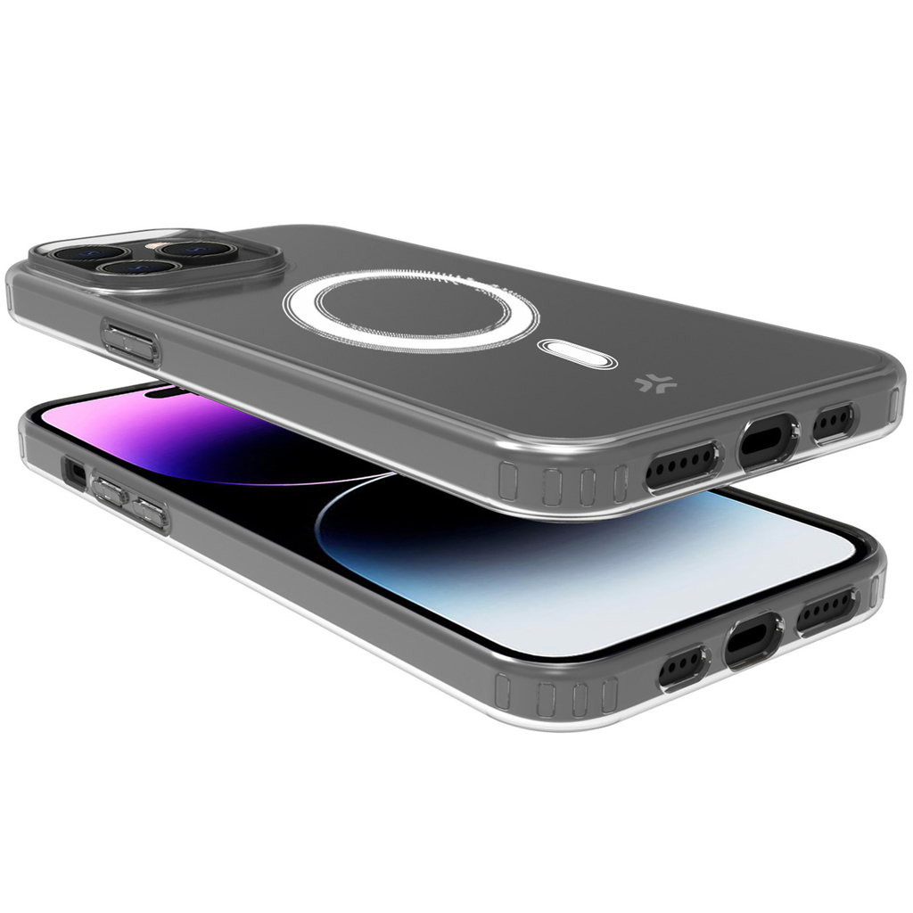 Gelskinmag Magnetic TPU Cover iPhone 15 Pro Max Transparent