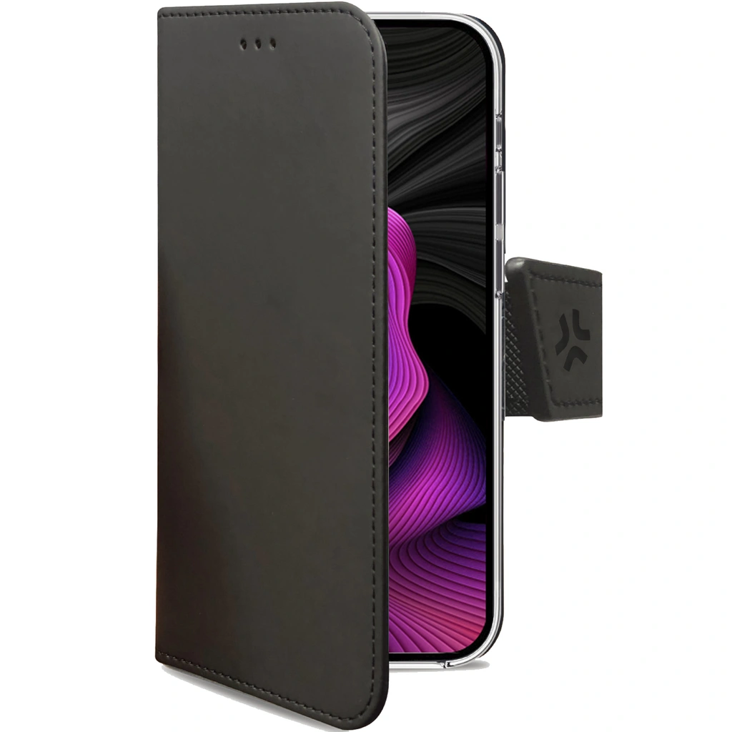 Wally Wallet Case iPhone 15 Plus Svart