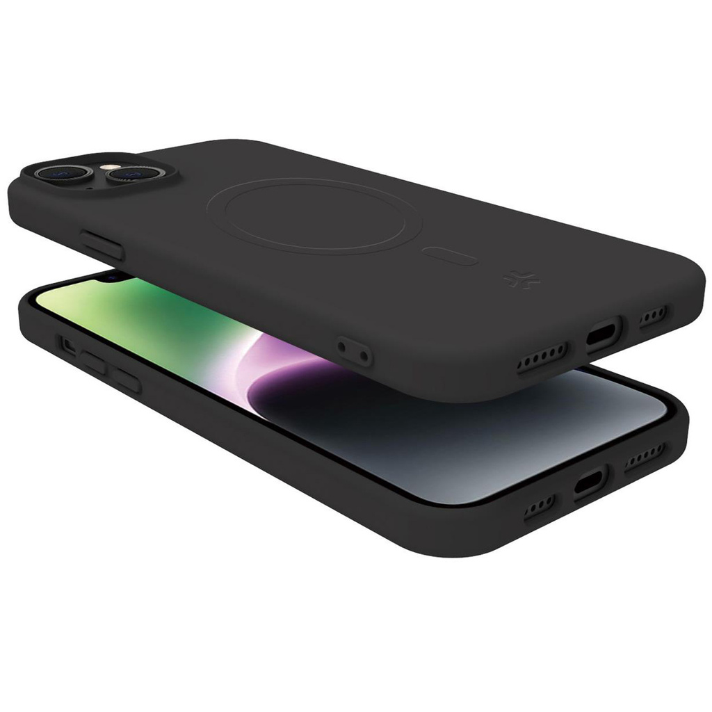 Cromomag Magnetic Soft rubber case MagSafe iPhone 15 Svart