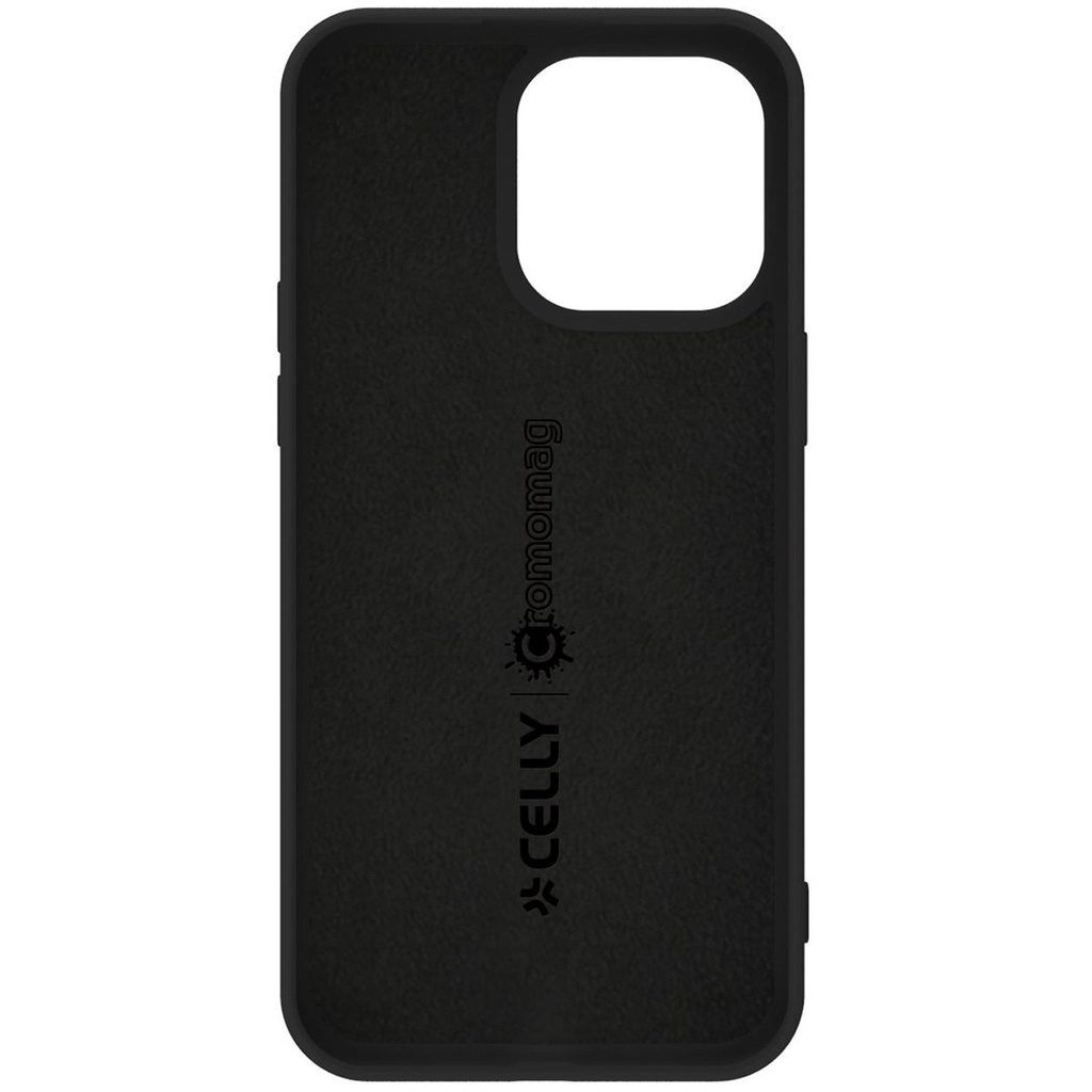 Cromomag Soft rubber case MagSafe compatible iPhone 15 Pro Black