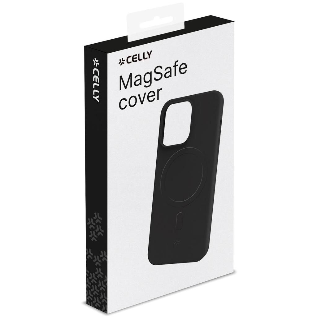 Cromomag Magnetic Soft rubber case MagSafe iPhone 15 Pro Svart