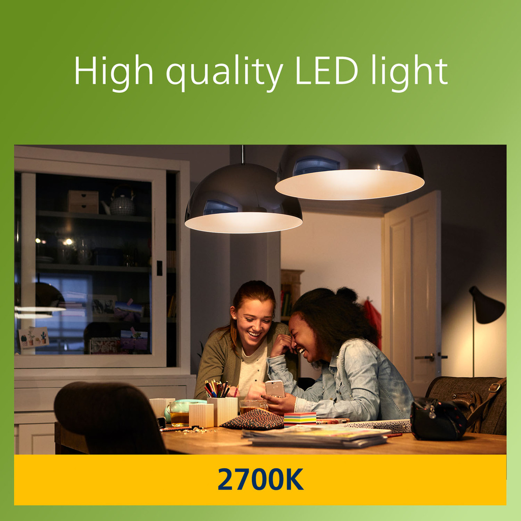LED E27 Normal 4W (60W) Klar 840lm 2700K Energiklass A