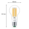 LED E27 Normal 4W (60W) Klar Dimbar 840lm 2700K Energiklass A