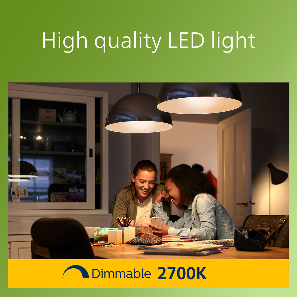 LED E27 Normal 4W (60W) Klar Dimbar 840lm 2700K Energiklass A