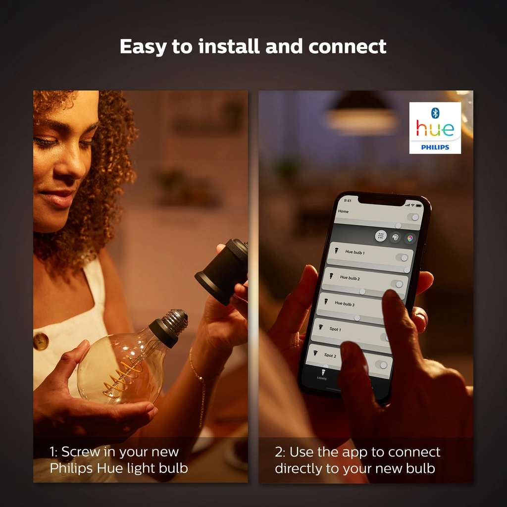 White Filament E27 Globe G93 550 lm