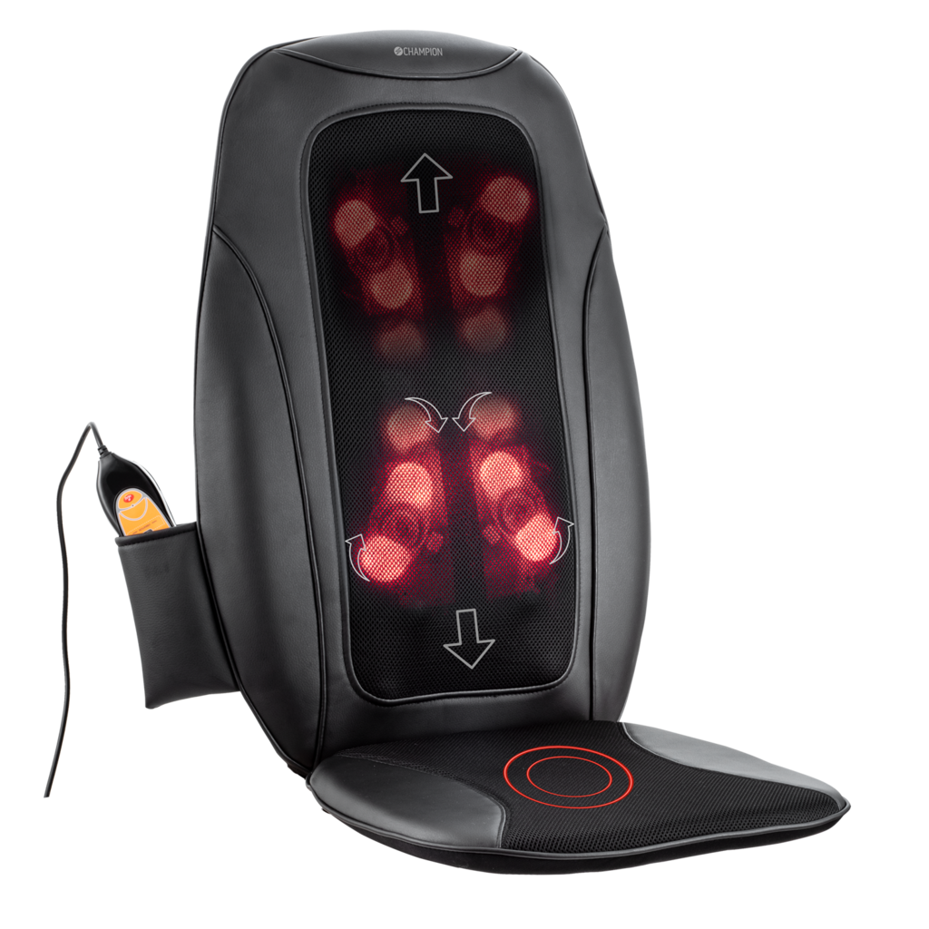 Massage Cushion 3D Infrared Heat 3-Zone MD210 Black